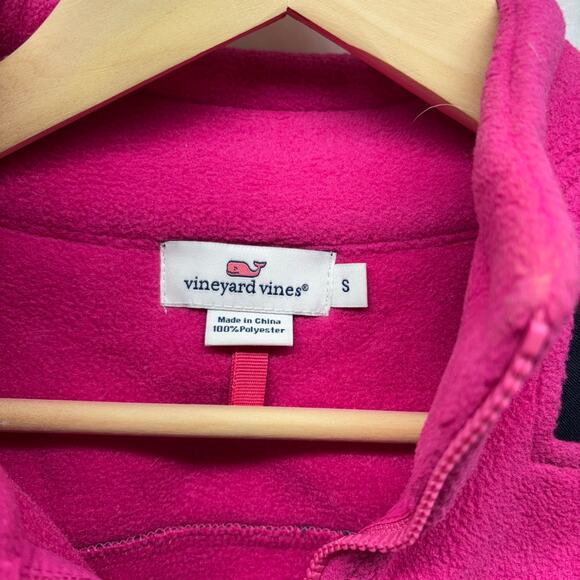 Vineyard Vines Pink Fleece Vest - Women's‎ Size Small - Picture 2 of 11